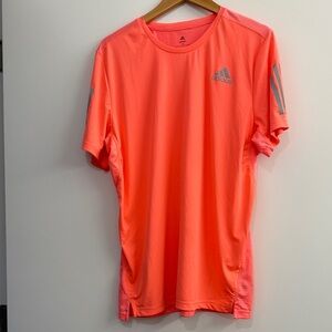Adidas Men's Bright Coral Short Sleeve Tee
